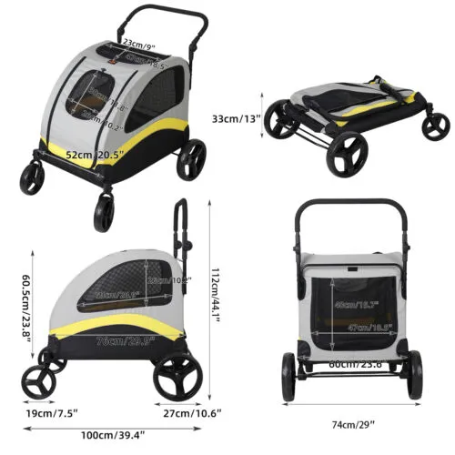 Morocco Premium Dog Stroller Design and Construction